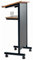 Smit Visual Rednerpult geschlossenes Modell, Buche