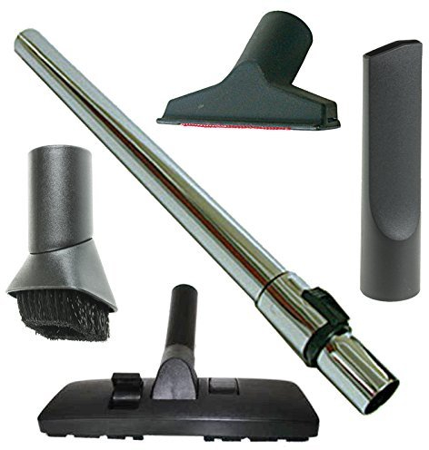 Vacspare Universal Vacuum Kit Telescopic Tube + Stair, Crevice, Floor & Dusting Tools 35mm Fits Karcher, Morphy Richards, Bissell, Parkside & Panasonic