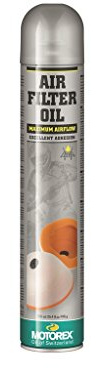 Motorex Air Filter Oil Spray Spray per filtro dell'aria, 750 ml