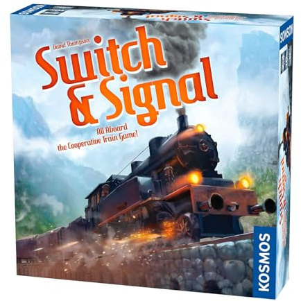 Thames & Kosmos Switch and Signal, Cooperative Card Game, Family Games for Game Night, Board Games for Adults and Kids, For 2 to 4 Players, 45-Minute Playing Time, Age 10+, Green