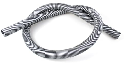 Premium Manguera de aspiradora adecuada para Samsung, Top Craft, Tornado | Longitud: 1,80m | Diámetro: 32 mm interior | Color: Plata | Manguera universal - accesorios