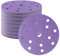 80 PCS 150mm Sanding Discs 40 Grit Ceramic 6 inch Sanding Discs Hook & Loop Sanding Pads Professional Orbital Sander Discs for Car Wood Metal Steel Sanding/Polishing