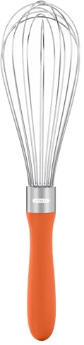 U-Taste Kökvisp 28 cm Stor Ballongvisp av Rostfritt Stål 18/10 (Orange)
