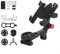 EasyByMall Support de téléphone pour guidon de moto, rotation à 360 ° pour guidon de 15 à 34 mm pour véhicules tout-terrain