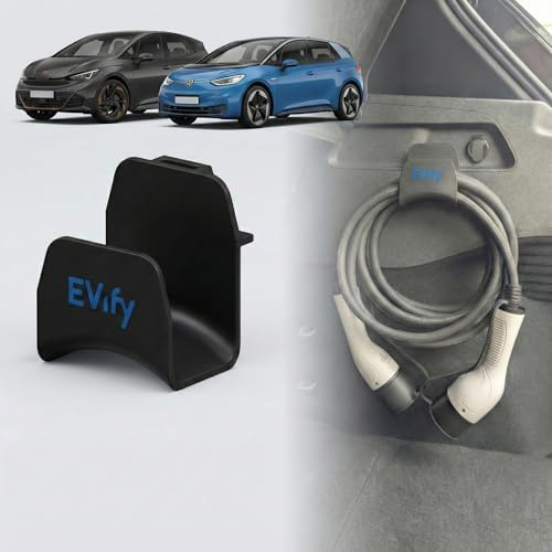 EVify Typ 2 Kofferraum Kabelhalterung für VW ID.3 & Cupra Born – Passgenauer Kofferraum Kabelhalter & Kabel-Organizer