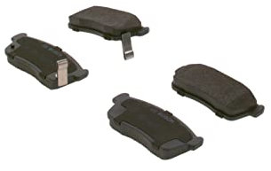 Bosch BP555 - Pastiglie Freni Auto, Asse Anteriore - Qualità Bosch - Riduzione del Rumore e della Polvere - Certificazione ECE-R90 - Senza Rame - 1 Confezione da 4 Pastiglie