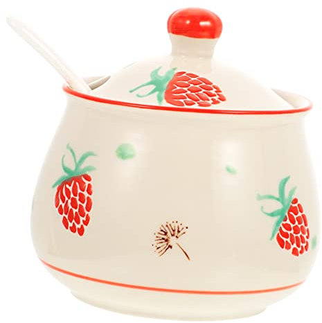 Garneck Tarro De Especias De Cerámica Contenedor Para Sal y Condimentos Para Cocina y De