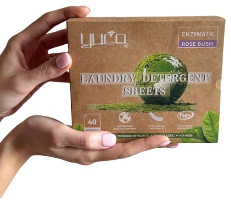 YUCO - Il Detersivo in Fogli - 100% PLASTIC FREE - 80 lavaggi - Ecologico – Comodo.