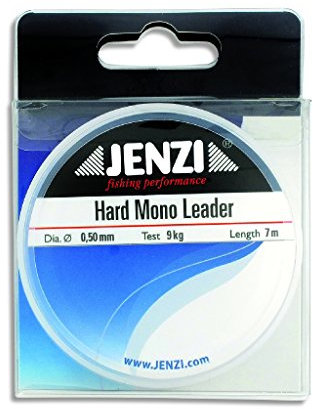 Jenzi Hard Mono Leader 0,50 mm, 700cm. 9,0 Kg, Tragkraft