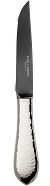 Robbe & Berking Martelé Steakmesser Frozen Black (150 g massiv versilbert)