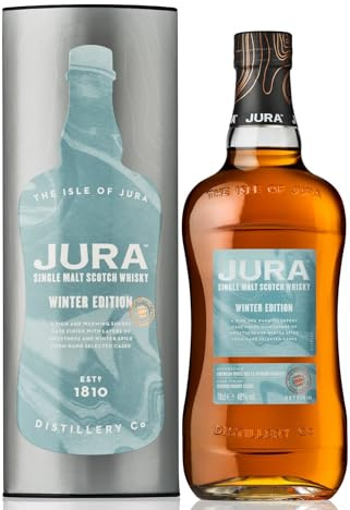 JURA - Winter Edition - Whisky Single Malt - Notes de Sirop d'Érable & Vin Chaud - Origine : Écosse/Jura - 40% Alcool - 70 cl