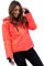 BOLF Damen Winterjacke Skijacke Snowboardjacke Schneejacke mit Kapuze Schneefang Bündchen Winddicht Wasserdicht Atmungsaktiv Outdoor Sport Style HH012 Rosa-Neon M [D4D]