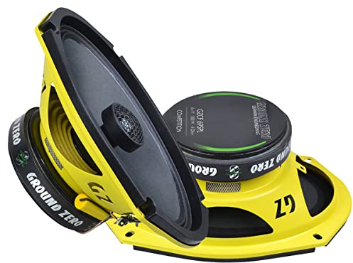 Ground Zero GZCF 69SPL - Altoparlante a 2 vie, 15 x 23 cm (6 x 9 pollici), 300 Watt (RMS: 150 Watt)