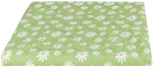 Pro Home Waschmaschinenbezug (Gänseblümchen - Grün) 60x60cm mit Gummizug, Trocknerbezug Waschmaschinenschonbezug in vielen vers. Farben - Trocknerauflage