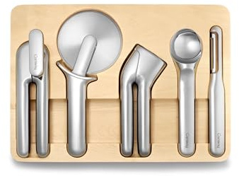 Caraway 5-Piece Stainless Steel Kitchen Gadget Set