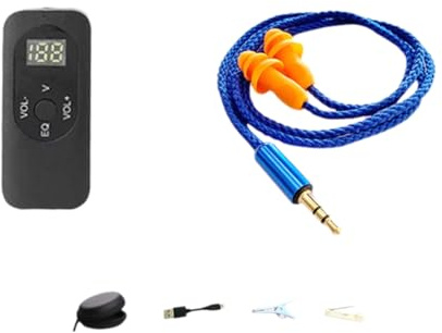 Qussedser Bouchons d'oreille Bluetooth avec récepteur pour suppression du bruit et environnements bruyants