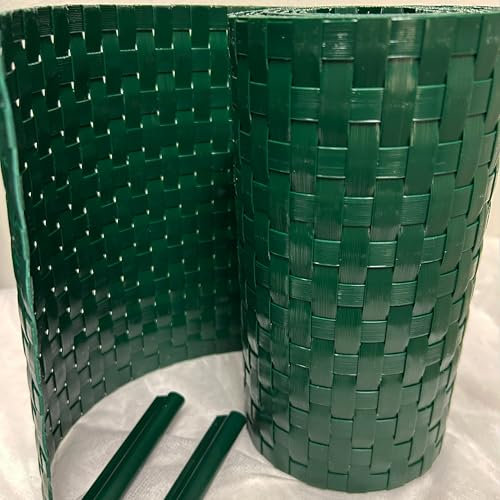 TENAX Flexi 0,19 x 2,05 m Verde, Strisce Frangivista in HDPE con 2 Clip, Copertura Privacy Decorativa per Recinzioni a Pannelli, Cancellate, Ringhiere, Balconi e Giardini