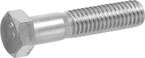 Hillman 50 Pcs Hex Bolts (3/8-16 x 4) | Standard Hex Head Machine Bolts for Fastening | Zinc-Coated Grade 2 Steel Bolts for Wood, Metal & Construction Applications