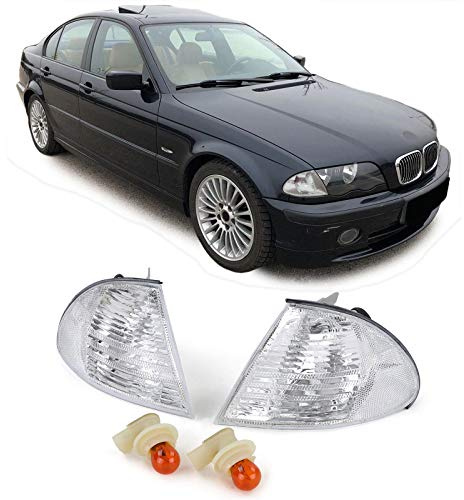 Weiße Blinker Paar Rechts Links passend für BMW 3er E46 Limousine Touring 98-01