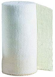 GIMA - Benda di Garza Idrofila Orlata 20 fili, 100% Cotone Candido Idrofilo, Bordo Orlato, Senza Lattice, Misura 3,5 x cm, Astuccio 12 Rotoli