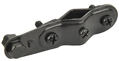 FISCHER Dynamo Halter, Dynamohalterung, universell einsetzbar, schwarz