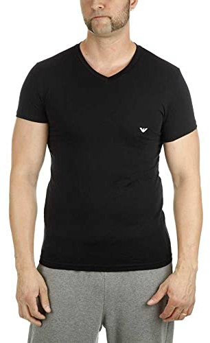 Emporio Armani herr T-shirt Ikonisk Logotyp Pyjamas överdel