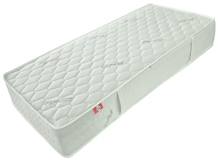 Matratzen Perfekt Federkernmatratze Smaragd Extra, 90 x 200 cm – bandscheibengerechte Matratze mit Bonellfederkern und Aloe Vera veredeltem Bezug, Härtegrad H5, Höhe 27 cm