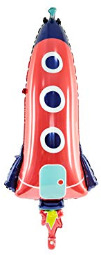 Party Deco Ballons Aluminium pour décoration d'un Anniversaire - Ballon XXL pour réussir Votre Déco (Fusée)