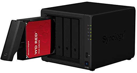 Synology DS920+ - Servidor Syno NAS, de 8 GB, WD Red de 56 TB (4 x 14 TB)