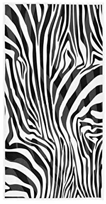 Handtücher mit Zebramuster für Mädchen Frauen Jungen Baumwolle Handtücher weich saugfähig Schweißtuch für Zuhause Hotel Pool Fitnessstudio 76 x 38 cm