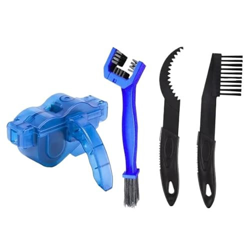 SLAHAJ Fahrradflickzeug Fahrradketten-Reinigungsbürste, Fahrradketten-Getriebe-Grunge-Bürstenreiniger, Fahrradwaschwerkzeug-Set, Fahrradreparaturwerkzeuge Fahrrad Reparaturset