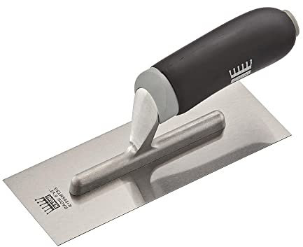 Ragni RAG108SMTSG 8 x 3-Inch Small 108SMTSG Soft Grip Handle Trowel - Silver