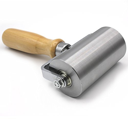 Profi Andrückrolle 90 mm Metall Andrückwalze Andrück Rolle Folie Dachdecker Schweißwerkzeug Schweißbahn Werkzeug