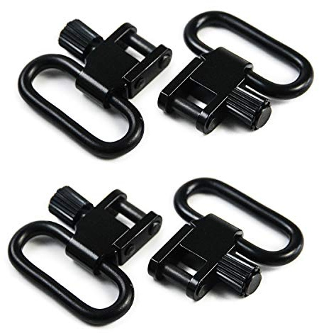 GUGULUZA Gun Sling Swivel 1 inch Loop Metal QD Sling Attachment, Pack of 4