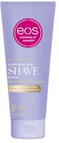 eos Cashmere Skin Collection Shave Butter- Vanilla Cashmere, Non-Foaming, Moisturizing, Prevents Razor Burn, Shave Cream for Women, eos Shave Cream, 7 fl oz
