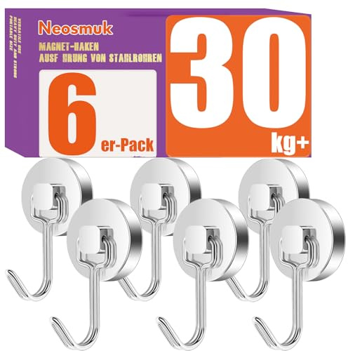 Neosmuk Gancio magnetico girevole 26#, argento