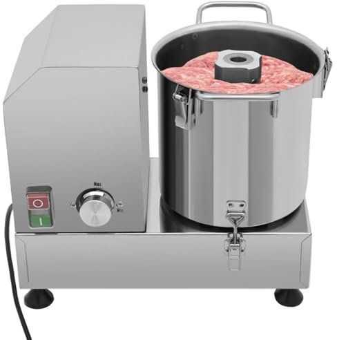 Tritatutto elettrico per verdure ad alta potenza, robot da cucina, tritacarne e verdure con controllo della velocità variabile, macchina per la lavorazione di verdure, zenzero, aglio e arachidi.,15L