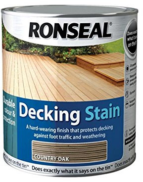 Ronseal DSCO5L Decking Stain Country Oak 5 Litre