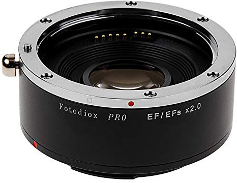 Fotodiox Pro Autofocus 2X Teleconverter Compatible with Canon EOS EF Full Frame Lenses and EF/EFs Cameras