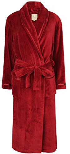 Florentina Robe de Chambre en Polaire Doux Ornée de Rubans (L)