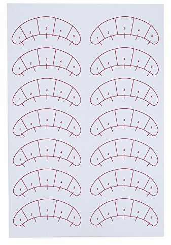 140 Pezzi Ciglia Estensione Adesivi, Ciglia Occhio Isolamento Posizionamento Pads Strumento Patch Formazione Ciglia per Le Estensioni Delle Ciglia,