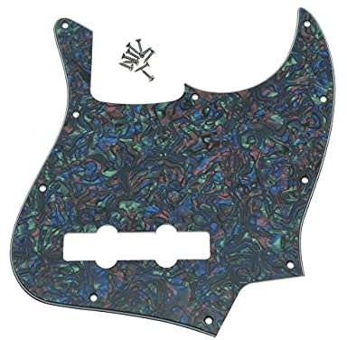 Dopro jazz bas J bas pickguard för USA/mexikansk 4 strängar FD jazz bas havsöra pärla