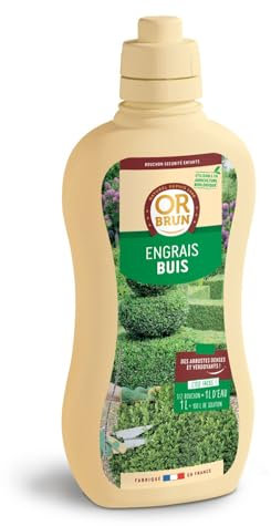 OR BRUN EngraisBuis liquide - 1L - Nourrit Les Plantes & Améliore La Floraison - Fabriqué En France - Utilisable En Agriculture Biologique