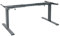 Mendler Gestell HWC-D40, Variables Tischgestell für Schreibtisch, elektrisch höhenverstellbar Memory 29kg - anthrazit-grau