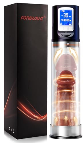 Elektrische Penispumpe für Penisvergrößerung Penis Erektion, Automatischer Penispumpe mit verschiedenen Modi und Penis Vakuumpumpe mit 4 Saugstufen Sexspielzeug für die Männer