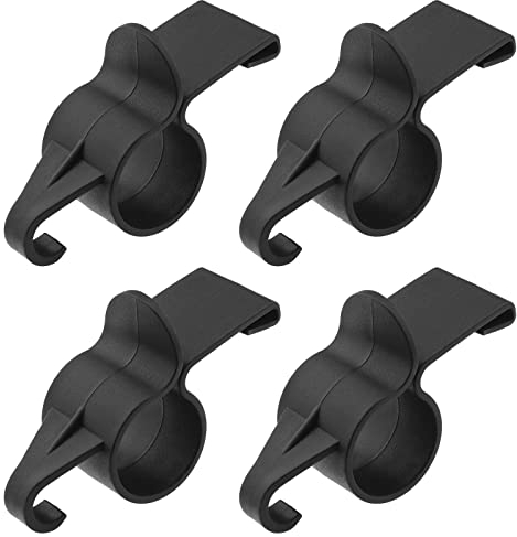 Pack of 4 Car Boot Umbrella Hook Plastic Umbrella Holder Boot Organiser for Umbrella Fishing Rod Handbag Shopping Bag Black