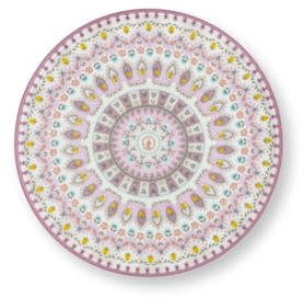 Pip Studio Lily&Lotus Tortenplatte klein lila bunt 21cm