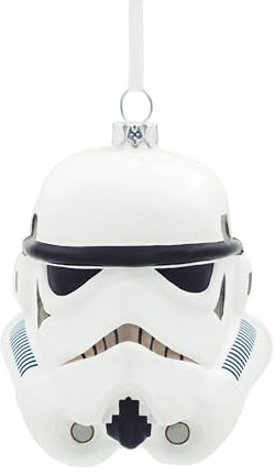 Hallmark Imperial Stormtrooper Glass Ornament, Star Wars Tree Decoration, Glass Hanging Ornament, Hanging Ornament, Gifts for Christmas