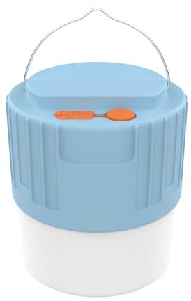 IndoTeam Lanterne de camping rechargeable - Lampe alimentée par piles pour camping en plein air - Lampes de camping d'extérieur rechargeables - Lampe de camping rechargeable - Lumière LED rechargeable