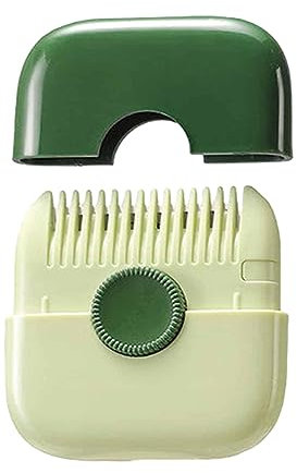2-in-1 Hair Trimmer Comb Split End Trim Portable Compact Split Ends Trimmer Kids Mini Hair Split End Trimmer Tail Comb Split End Removal Mini Portable Hair Breakage Tool (Green)